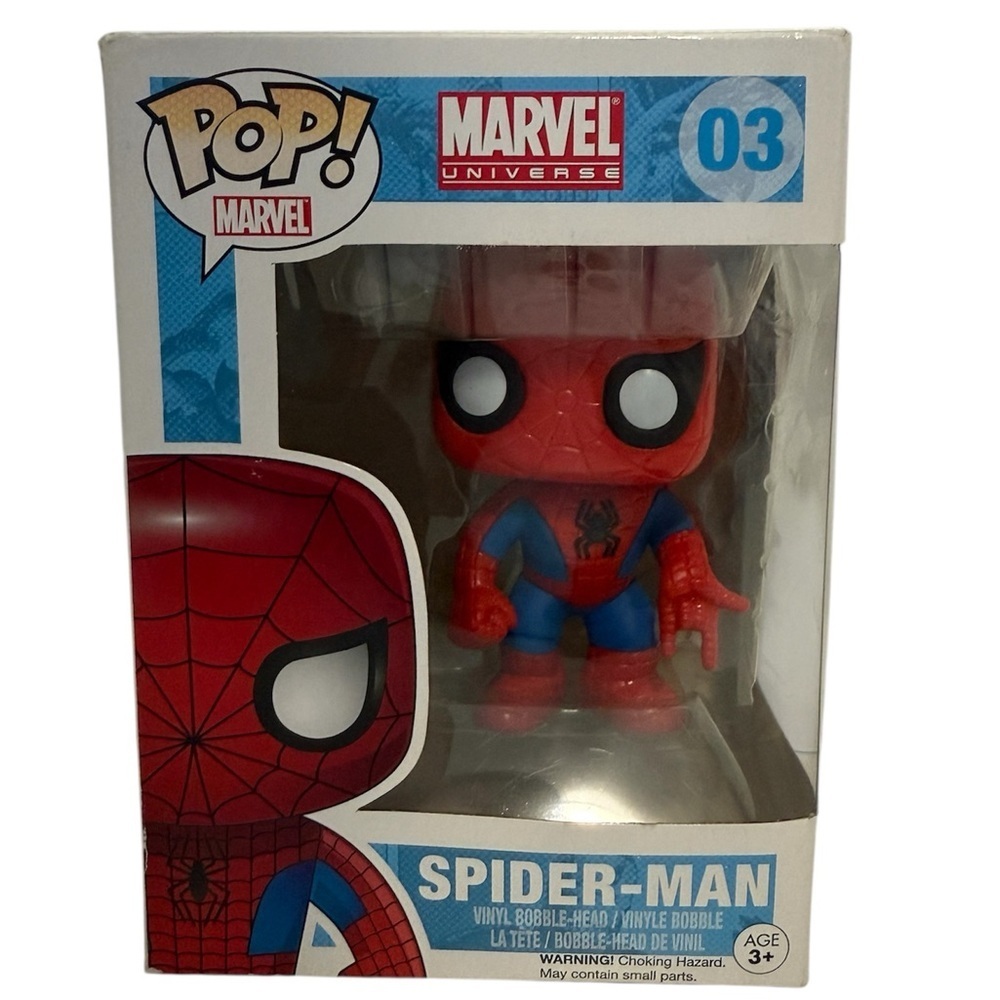 Marvel Bobblehead Spider-Man Pop! Vinyl Figure - Red and Blue